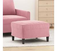 Tabouret 60x50x41 cm velours roze349296