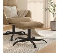 vidaXL Tabouret 60x60x36 cm similicuir cappuccinokleurig341595 Marron G