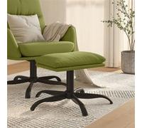 Vidaxl Repose-Pied Vert Clair 60x60x39 Cm Velours Vert