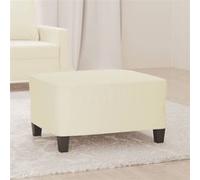 vidaXL Tabouret 70x55x41 cm similicuir crème349356 Crème G