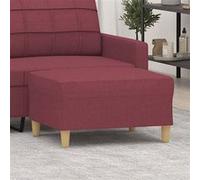 Repose-pied Gris Clair 60x50x41 cm Tissu Tabouret Pouf Meuble Salon vidaXL