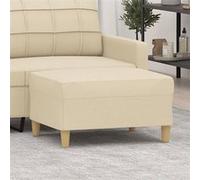 vidaXL Tabouret 70x55x41 cm tissu crème349273 Crème G