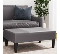 vidaXL Repose-pied gris 77x55x31 cm similicuir