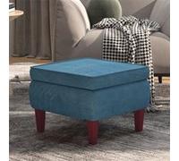 vidaXL Tabouret 329456 – Siège pouf repose-pied avec pieds en bois pour salon/chambre