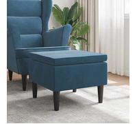 vidaXL Tabouret 329435 – Siège pouf avec pieds en bois, repose-pied pour salon