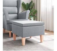 vidaXL Tabouret 329425, pouf repose-pied avec pieds en bois pour salon