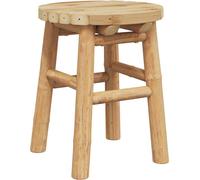 vidaXL Tabouret bas rond Ø30x36 cm Bambou