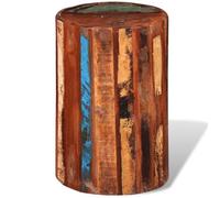 Vidaxl Tabouret Bois De Récupération Massif Marron