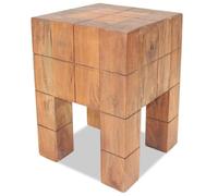 vidaXL Tabouret Bois de récupération massif