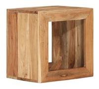 vidaXL Tabouret Chaise Table d'Appoint Table Basse Bout de Canapé Couloir Meuble de Salle de Séjour Salon 40x30x40 cm Bois d'Acacia Solide Brun G