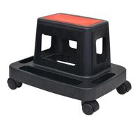 vidaXL Tabouret d'atelier roulant avec rangement