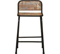 2x Bois de Manguier Solide Chaises de Bar Tabourets de Comptoir Pub vidaXL