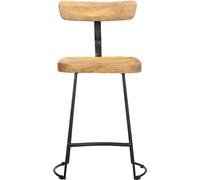 vidaXL Tabouret de bar 2 pcs. 49x43x79 cm Mango massif