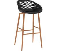 vidaXL Tabouret de bar 4 pcs. noir