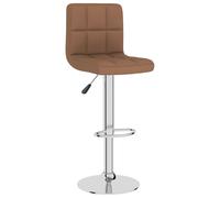 Vidaxl Tabouret De Bar Marron Tissu Marron