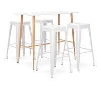 Vidaxl Tabouret De Bar Noir Fonte Noir