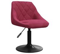 vidaXL Tabouret de bar 335322 Velours – Rouge bordeaux