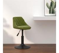vidaXL Tabouret de bar 335318 – Siège pivotant velours vert clair