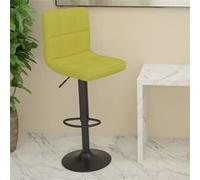 vidaXL Tabouret de bar Vert Tissu334277 Vert G