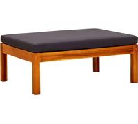vidaXL Tabouret de jardin 2 pcs. Bois massif acacia