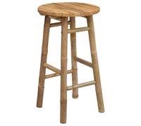 Vidaxl Tabouret De Jardin Naturel Ø 38 X 68 Cm Bambou