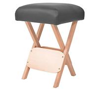 vidaXL Tabouret de massage pliant – siège 12 cm d'épaisseur – portable intérieur – noir