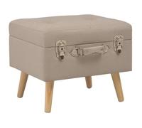vidaXL Tabouret de Rangement Siège Pouf Coffre de Rangemen Boîte de Stockage Repose-Pied Salon Chambre à Coucher Intérieure 247518