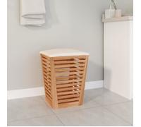 vidaXL Tabouret de salle de bain 40,5x40,5x56 cm Bois massif de noyer 350352