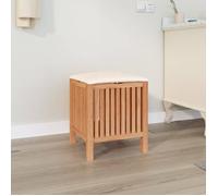 vidaXL Tabouret de salle de bain 40,5x40x52 cm Bois massif de noyer 350351