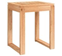 vidaXL Tabouret de salle de bain 40×30×46 cm en bois massif de noyer avec rangement