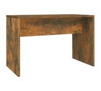 vidaXL Tabouret de toilette Chêne fumé – Bois d'ingénierie 70x35x45 cm