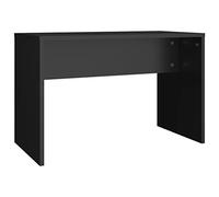vidaXL Tabouret de toilette noir 70x35x45 cm bois d'ingénierie