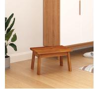 vidaXL Tabouret-escabeau 38x26x22 cm bois d'acacia solide extérieur repose-pied 153332