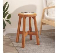 Vidaxl Tabouret Marron 38x38x45 Cm Bois D'acacia Solide Marron