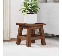 vidaXL Tabouret Naturel 26 x 26 x 26 cm Bois d'Acajou