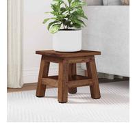vidaXL Tabouret Naturel 26 x 26 x 26 cm Bois d'Acajou