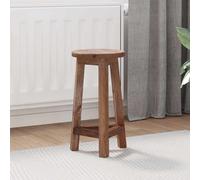 vidaXL Tabouret Naturel 28 x 28 x 50 cm Bois d'Acajou