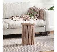 vidaXL Tabouret Naturel 30 x 30 x 45 cm Bois de teck massif