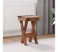 vidaXL Tabouret Naturel 30 x 30 x 48 cm Bois massif de récupération