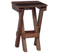 vidaXL Tabouret Naturel 30 x 30 x 48 cm Bois massif de récupération