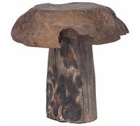 vidaXL Tabouret Naturel 35 x 35 x 35 cm Bois de Teck Massif, Salon, Charme Rustique, mobilier Durable pour se détendre et Avoir du Style, agréable pour des Moments conviviaux en Famille 5