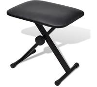 vidaXL Tabouret de piano pliable et réglable
