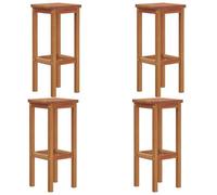 vidaXL Tabourets de bar 4 pcs Bois massif d'acacia Marron