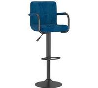 Lot de 2 Tabourets de Bar Chaises Bistrot Pub Cuisine Gris Clair Velours vidaXL