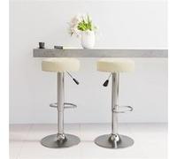 Lot de 2 Tabourets de Bar Chaises Bistrot Pub Intérieur Noir Tissu vidaXL