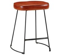 vidaXL Tabourets de Bar Lot de 2 Marron foncé 40x29,5x53 cm, Chaise, Tabouret de Bar de Cuisine, Chaise de Bistro, Tabouret de Bar pour Petit-déjeuner