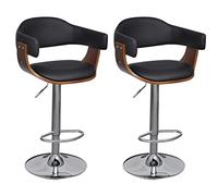 vidaXL Tabourets de bar lot de 2 similicuir