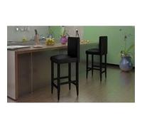 vidaXL 4x Tabouret de Bar Cuir Artificiel Chaise de Bistrot Siège de Salon 160715