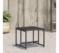 Vidaxl Tabourets De Jardin 4 Pcs Noir Acier Et Textilène Multicolore