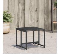 vidaXL Tabourets de jardin – Siège cube (4008594) – 4 pcs acier et textilène noir
